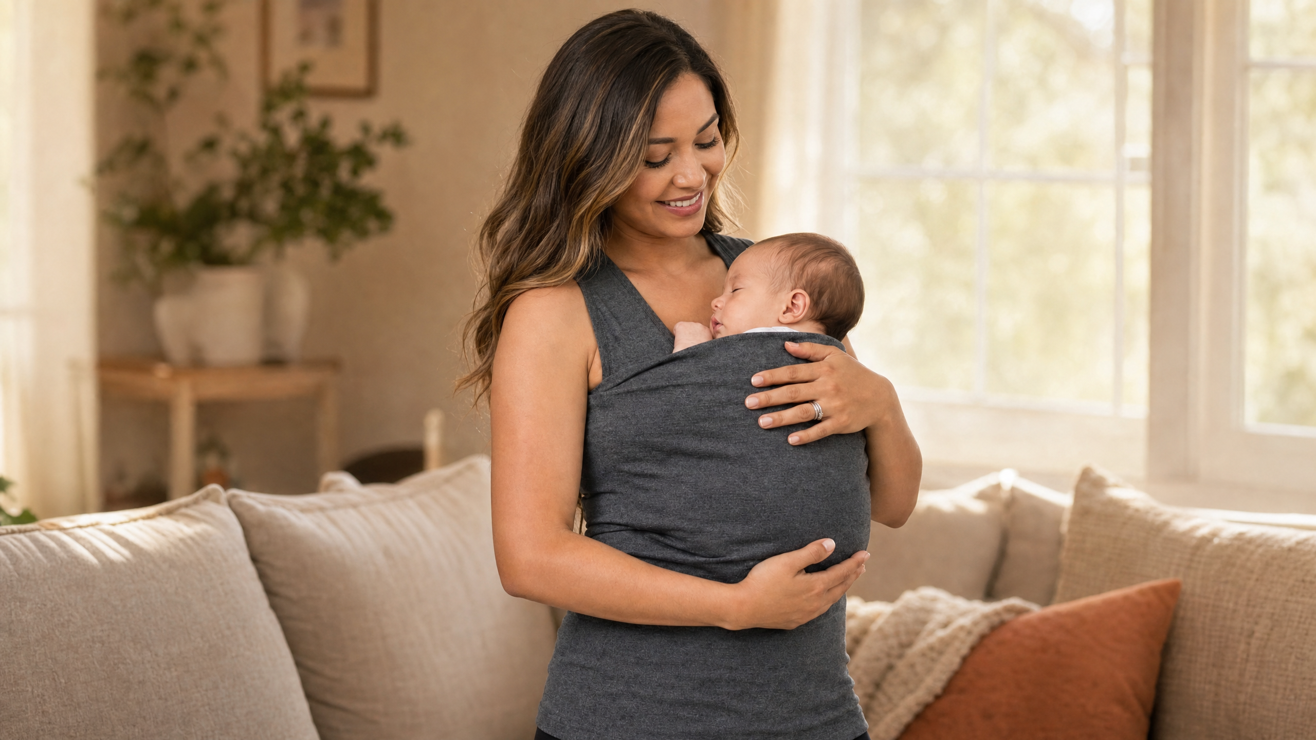LIOR Kangaroo Shirt - Parent bonding with baby