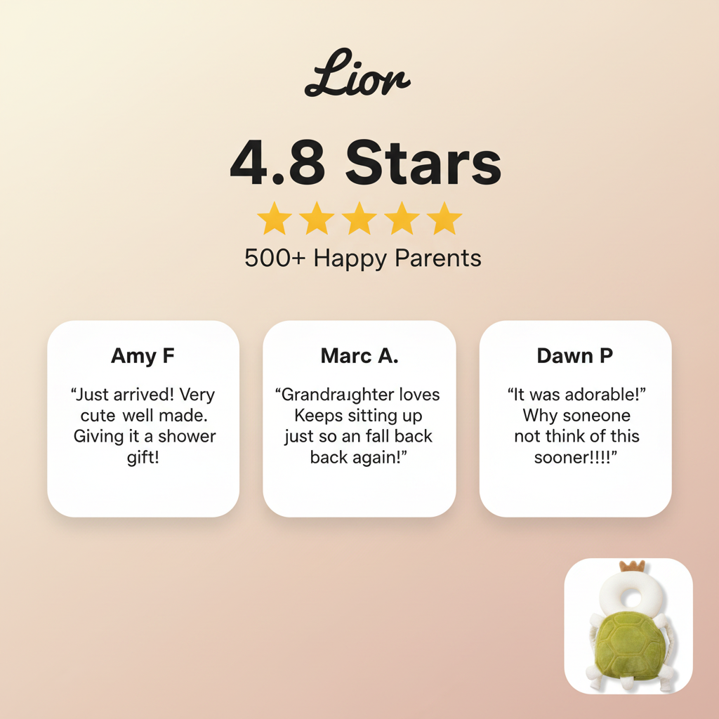 4.8 Stars — 500+ Happy Parents love the Lior Baby Safety Backpack