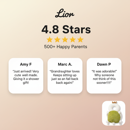 4.8 Stars — 500+ Happy Parents love the Lior Baby Safety Backpack
